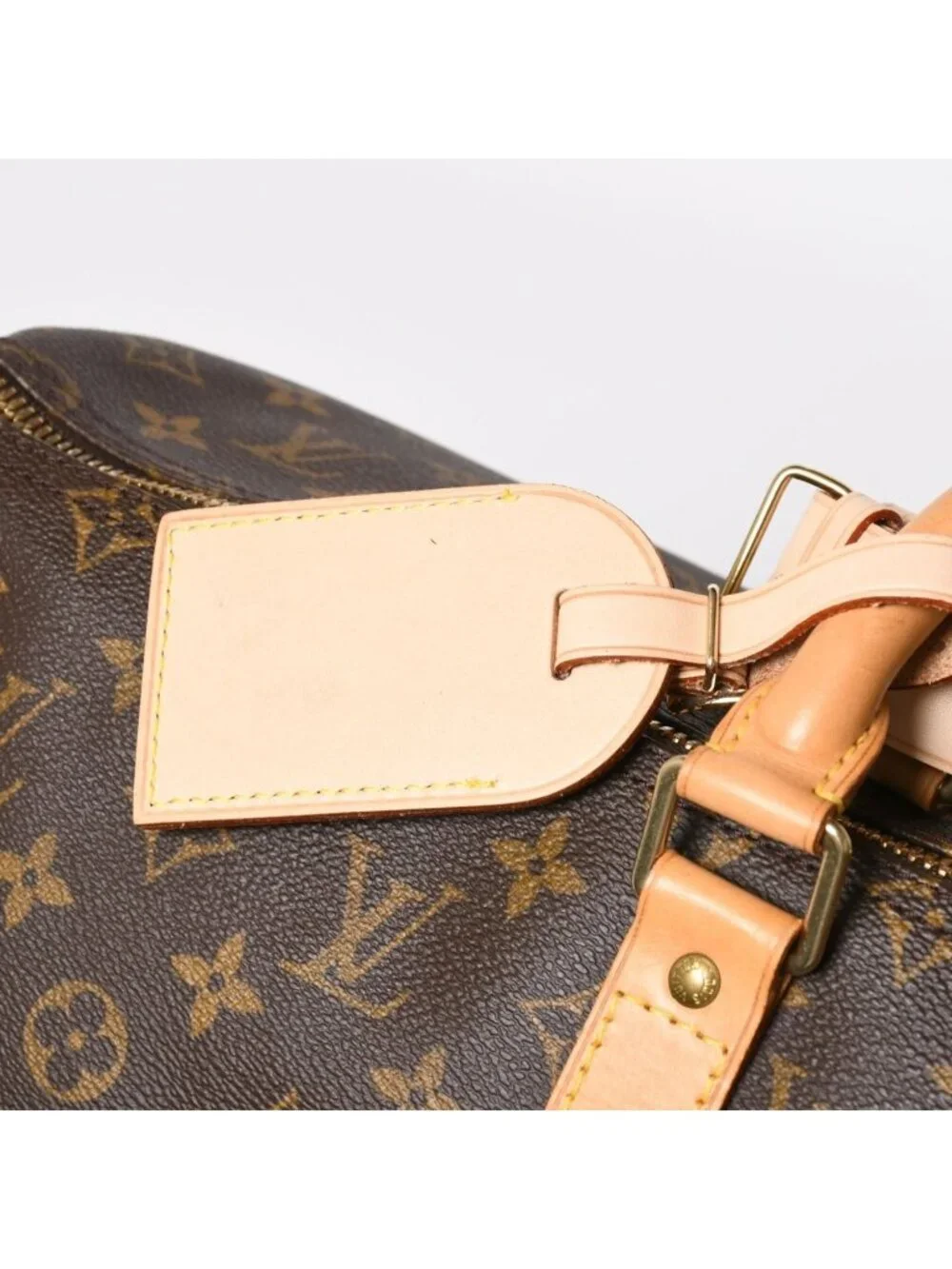 Louis Vuitton Monogram Keepall Bandouliere 50 Brown Boston Bag